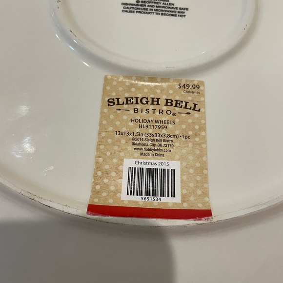 Little Red Truck Platter Certified International 13” - Picture 6 of 9